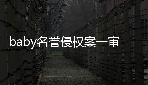 审胜诉 案一侵权名誉获赔共计0元